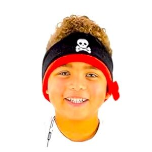 Kids Volume-Limited Headphones – CozyPhones Pirate Fleece Headband
